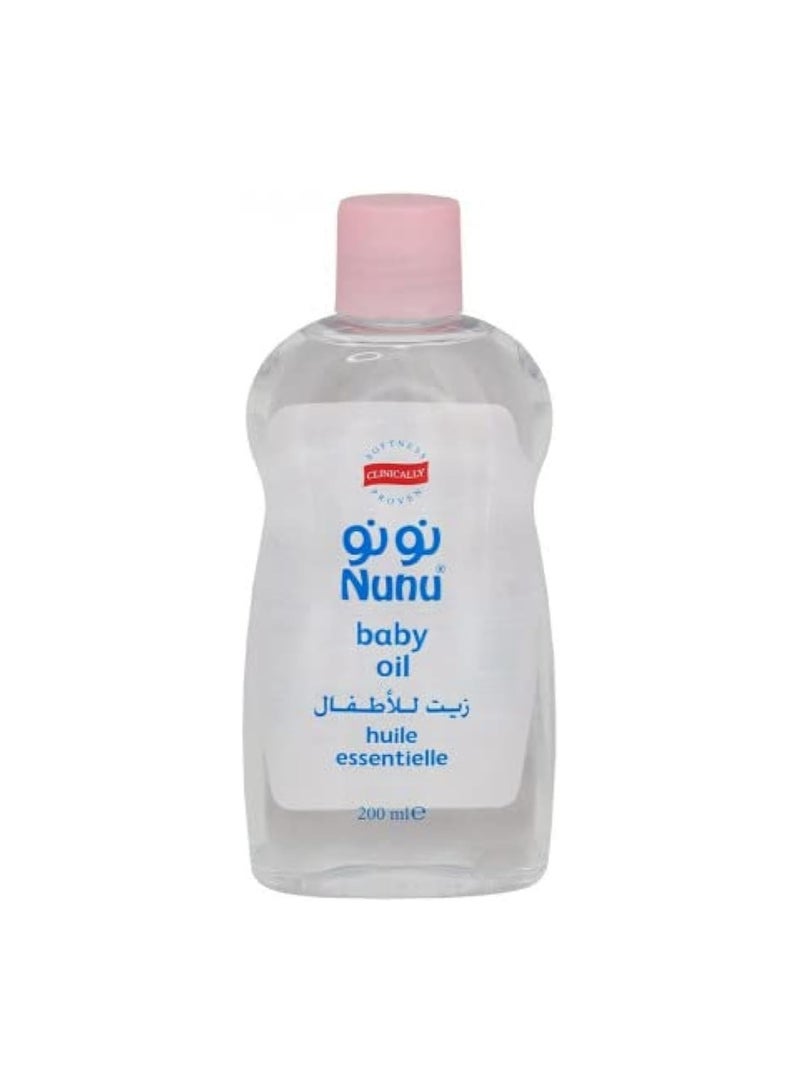 نونو زيت تدليك الجسم للأطفال 200 مل