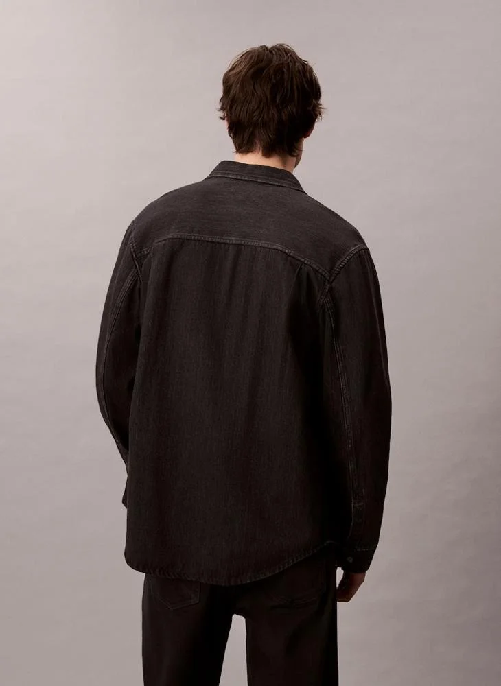 Calvin Klein Jeans Pocket Detailed Denim Overshirt