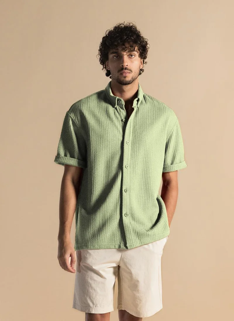 SHAPES MIDWEIGHT TEXTURED SHIRT