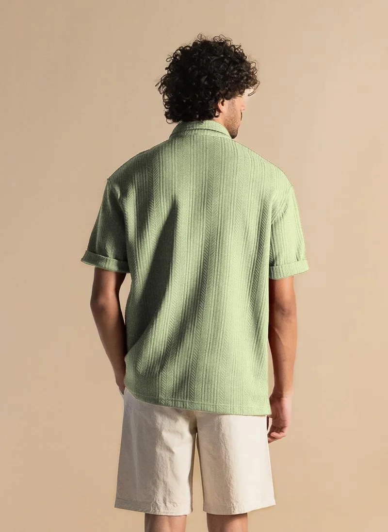 SHAPES MIDWEIGHT TEXTURED SHIRT