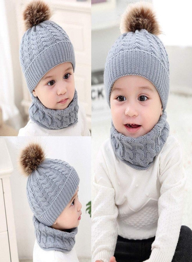 Dressify® Kids Winter Hat, Baby Girls Boys Winter Balaclava Cap, Thick Scarf Earflap Hood Scarves Skull Caps I Balaclava Cap I Monkey Cap, 1-3 Years Black Color - Image 2