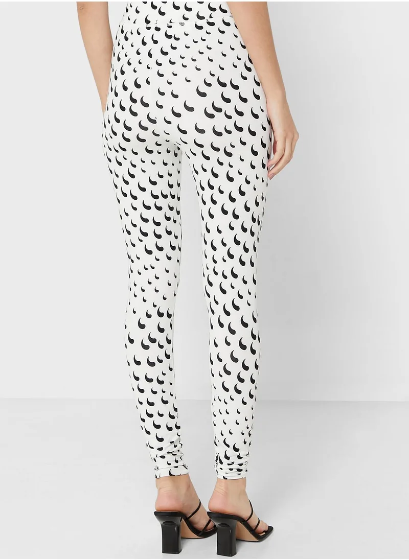 VERO MODA High Waist Printed Leggings