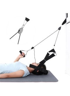 Neck Traction Hammock for Home Use - Y Strap Chiropractor Pull Device