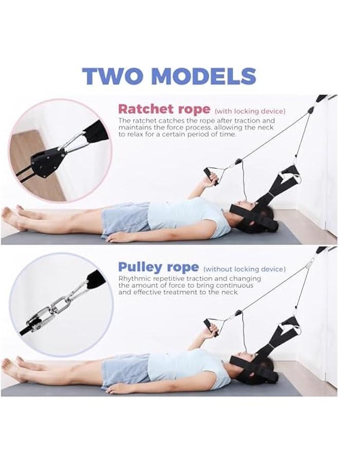 Arabest - Neck Traction Hammock for Home Use - Y Strap Chiropractor Pull Device - Image 1