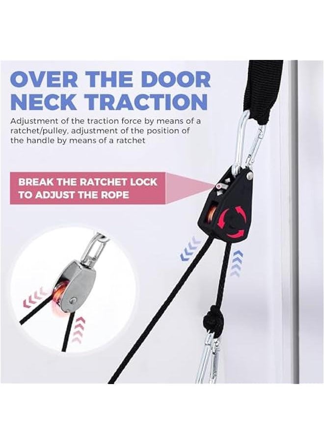 Arabest - Neck Traction Hammock for Home Use - Y Strap Chiropractor Pull Device - Image 1