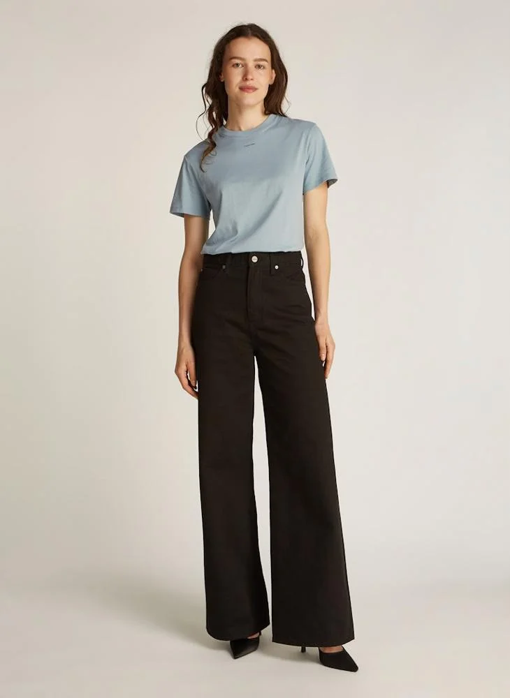 كالفن كلاين Crew Neck Knitted T-Shirt