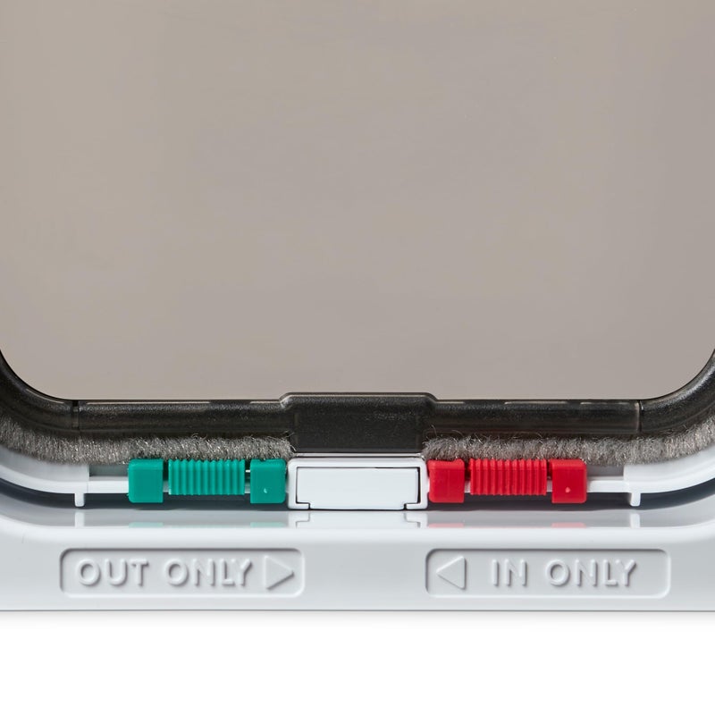 Cat Mate 4-Way-Locking Cat Flap with Door Liner to 2" (235) - Secure Lockable Door for Small to Medium Sized Cats, for UPVC, Wood and Wall, White - Image 3
