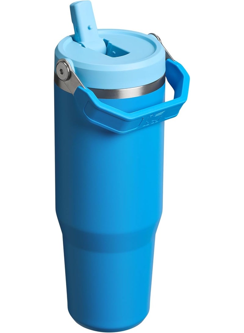 Stanley IceFlow 30oz Polar Stainless Steel Tumbler with Flip Straw & Leakproof Lid – - Image 3