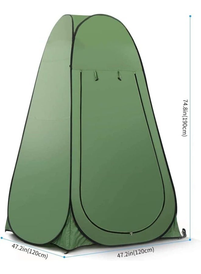 SKY-TOUCH Outdoor Changing Clothes Tent, Pop Up Shower Tent, Portable Folding Toilet Tent with Carry Bag, Beach Dressing Changing Room, Outdoor Tent Suitable for Shower/Toilet/Camping/Beach - Image 4