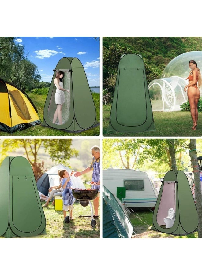 SKY-TOUCH Outdoor Changing Clothes Tent, Pop Up Shower Tent, Portable Folding Toilet Tent with Carry Bag, Beach Dressing Changing Room, Outdoor Tent Suitable for Shower/Toilet/Camping/Beach - Image 5