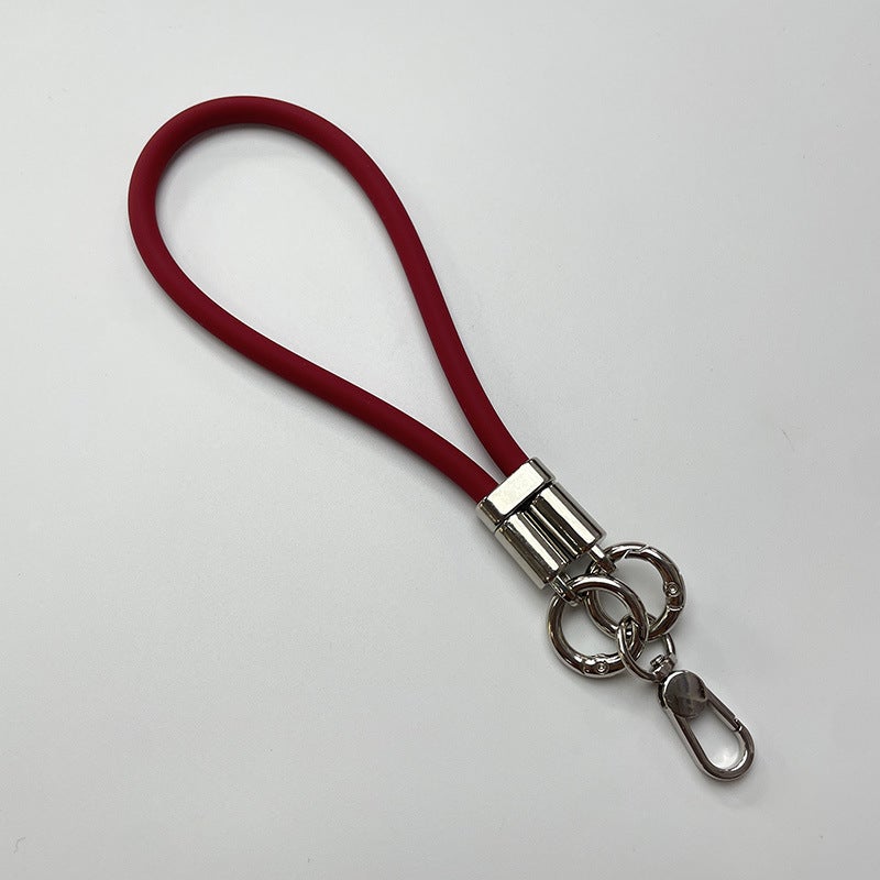 New Liquid Silicone Phone Wrist Lanyard | 6mm Soft Hand Strap With 360° Swivel Clasp & Free Phone Patch, Universal Accessory For All Smartphone Cases Daily Hand  Carry