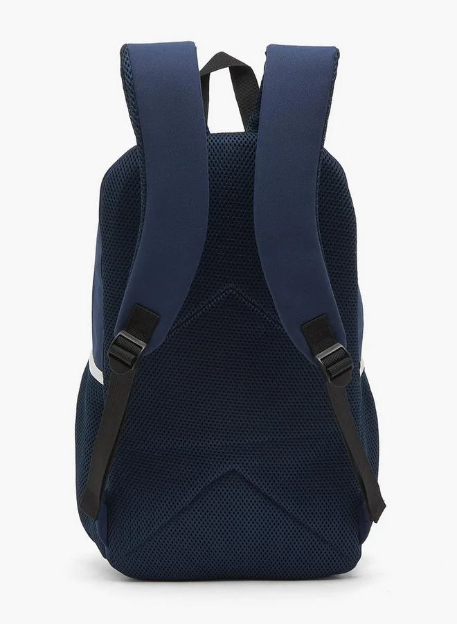 Dash BLUE Logo Print Backpack For Kids 13+ Years With Padded Straps for Men | Best Price UAE