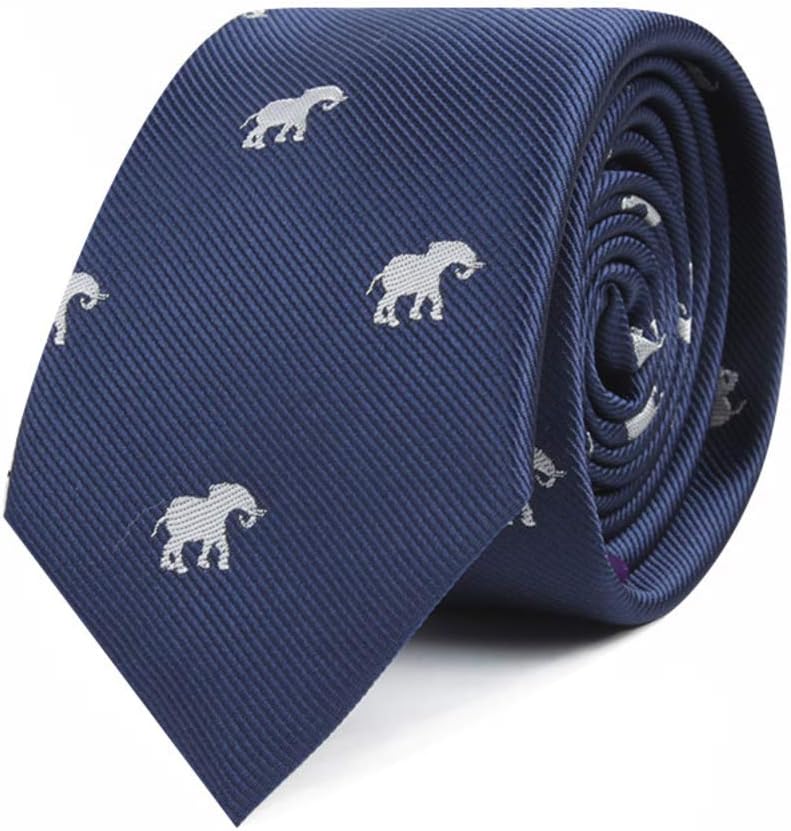 Animal Ties | Woven Skinny Neckties | Groomsmen Wedding Ties | Work Ties for Him