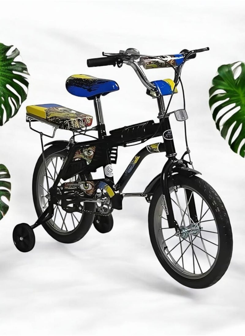 Rambo Rambo Bicycle with Double Seat Adjustable Eva Tire and Supported Wheels Multicolor Sticker  - Image 1