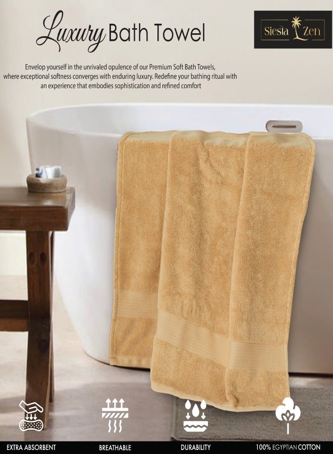 Premium 100% Egyptian Cotton Bath Towel 70x140cm, Super Soft & Absorbent Towels, 600 GSM, Luxury Spa Hotel Quality, Quick Dry, Fade Resistant (Black, 70x140cm (Pack of 2))