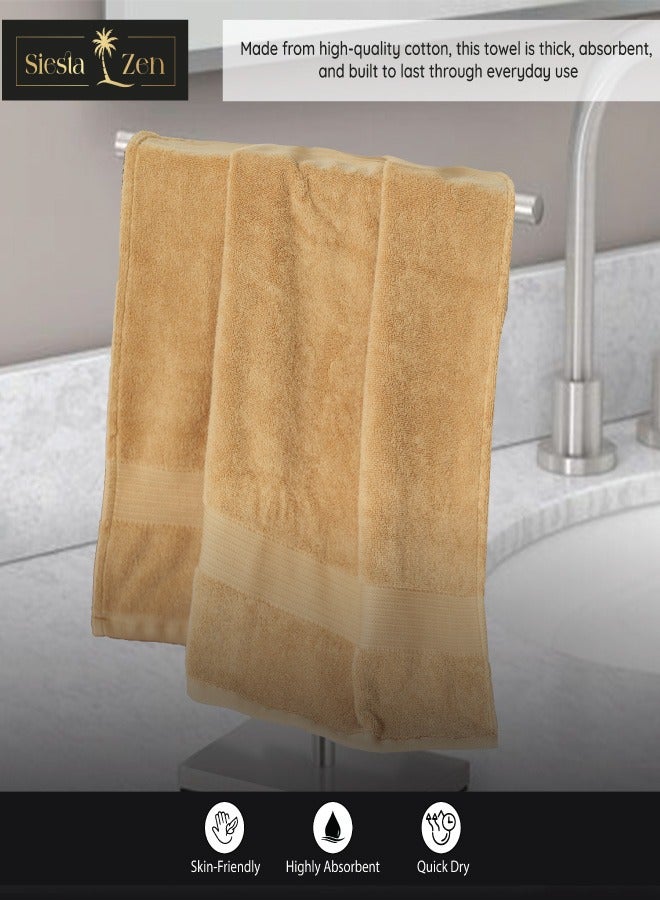 Premium 100% Egyptian Cotton Bath Towel 70x140cm, Super Soft & Absorbent Towels, 600 GSM, Luxury Spa Hotel Quality, Quick Dry, Fade Resistant (Black, 70x140cm (Pack of 2))