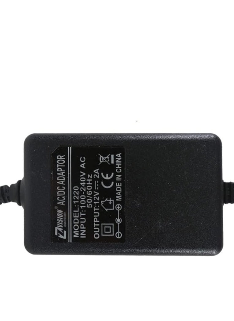 Adapter 12v2A 2PIN  Black