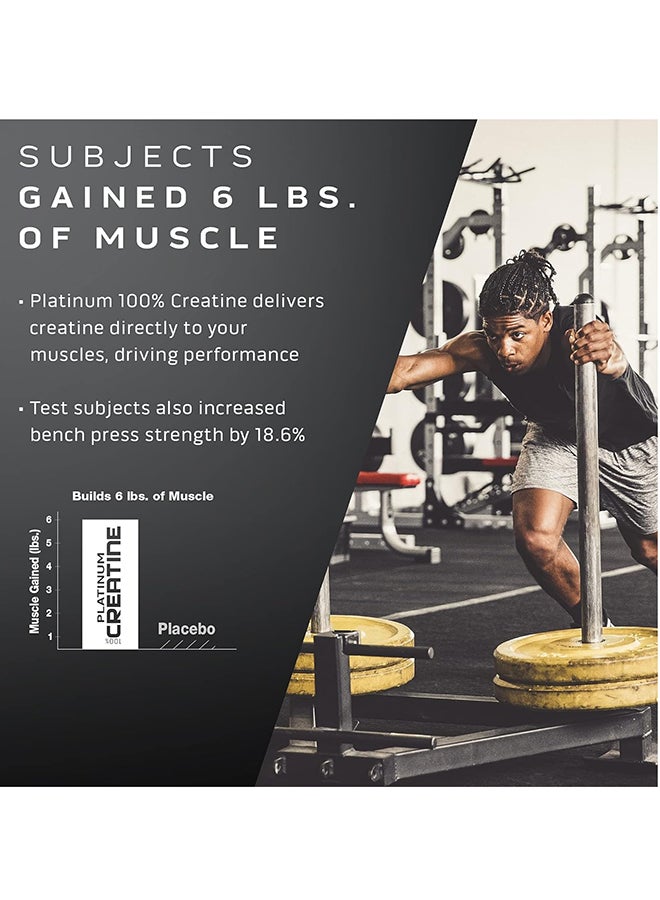 MT essential series 100% Platinum Creatine 5g creatine 80 servings  Unflavored 14.11oz (400g) - Image 4