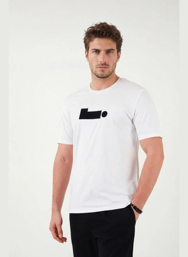 Buratti  Buratti Cotton Regular Fit Printed Crew Neck T-Shirt Men's T-SHIRT 5904061 for Men | Best Price UAE