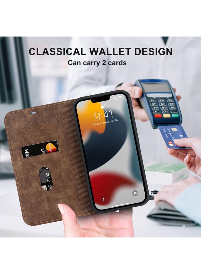 S-TOP Case For iPhone 13 mini Wireless Charging Magsafe Leather Phone Case - Image 4