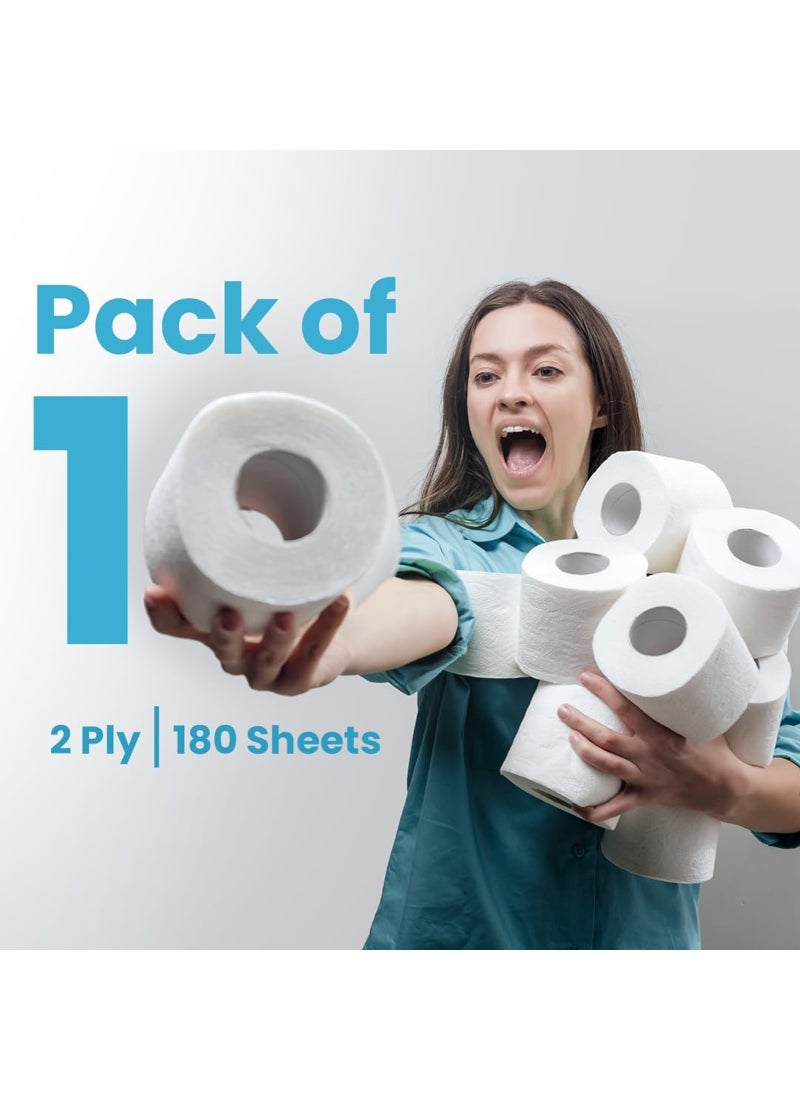 NICE Touch ورق تواليت مزدوج الطبقة مزخرف - 100 لفة - Image 3