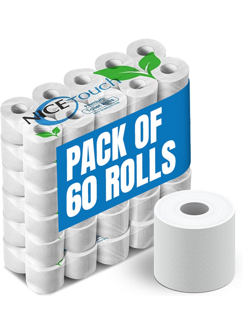 NICE Touch ورق تواليت مزدوج الطبقة مزخرف - 100 لفة - Image 1