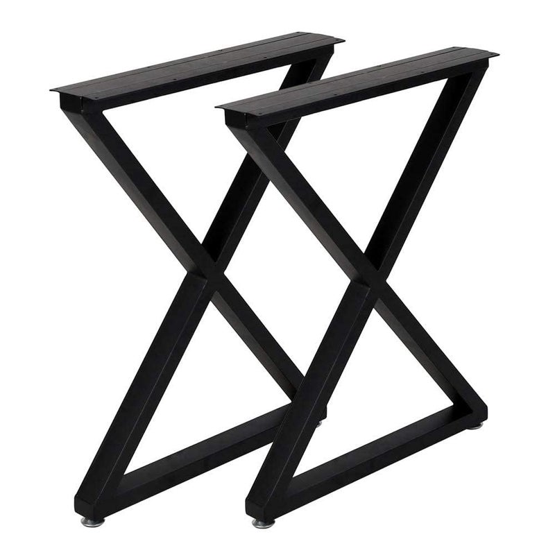 Reyox Reyox Metal Legs for Furniture X Shape28 Tall Coffee Table Legs Industrial Iron Dining Desk Leg Modern Hairpin Bench Legs1 Set of 2 pcs  - Image 2