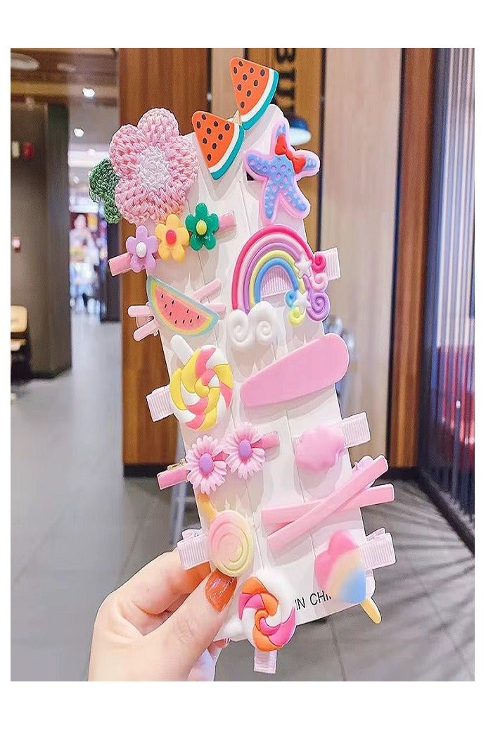 BELLA CIAO Girls hair accessories girls hair clips set kids