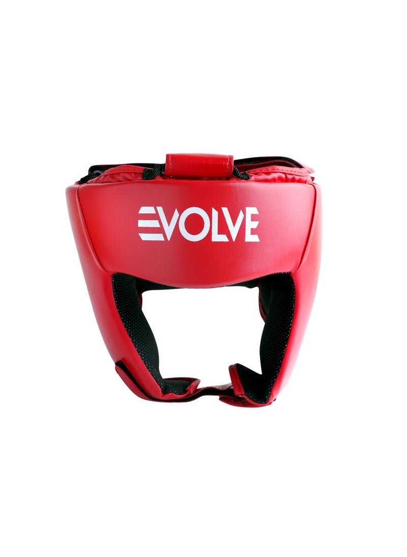 Evolve - Evolve Headgear | Foam Padded Adjustable Martial Arts Head Guard for Protection during Sparring and Competition for MMA Karate BJJ Kickboxing Boxing Taekwondo - Image 1