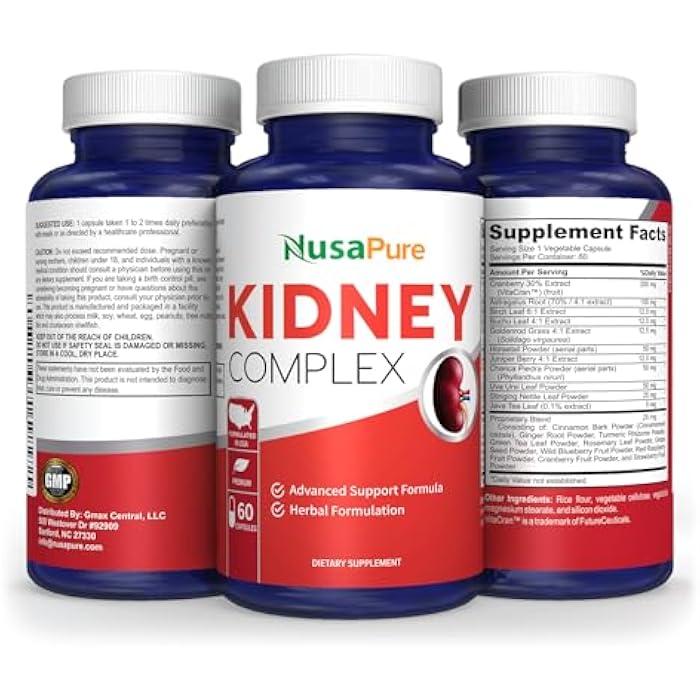 NusaPure Kidney Complex (Vegetarian) 60 caps - Image 4