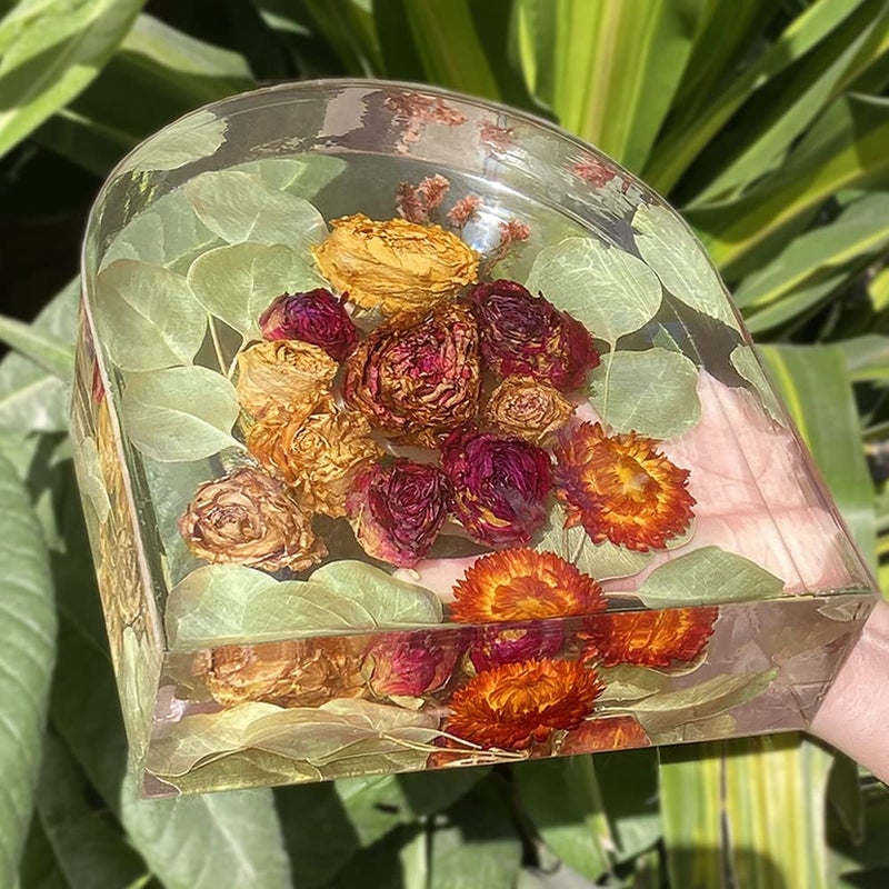 RESINWORLD 10'' Arch Mold, 3'' Deep Silicone Mold, Sturdy Large Molds for Bouquet Preservation, Shiny Resin Molds for Home Wedding Decor - Image 5