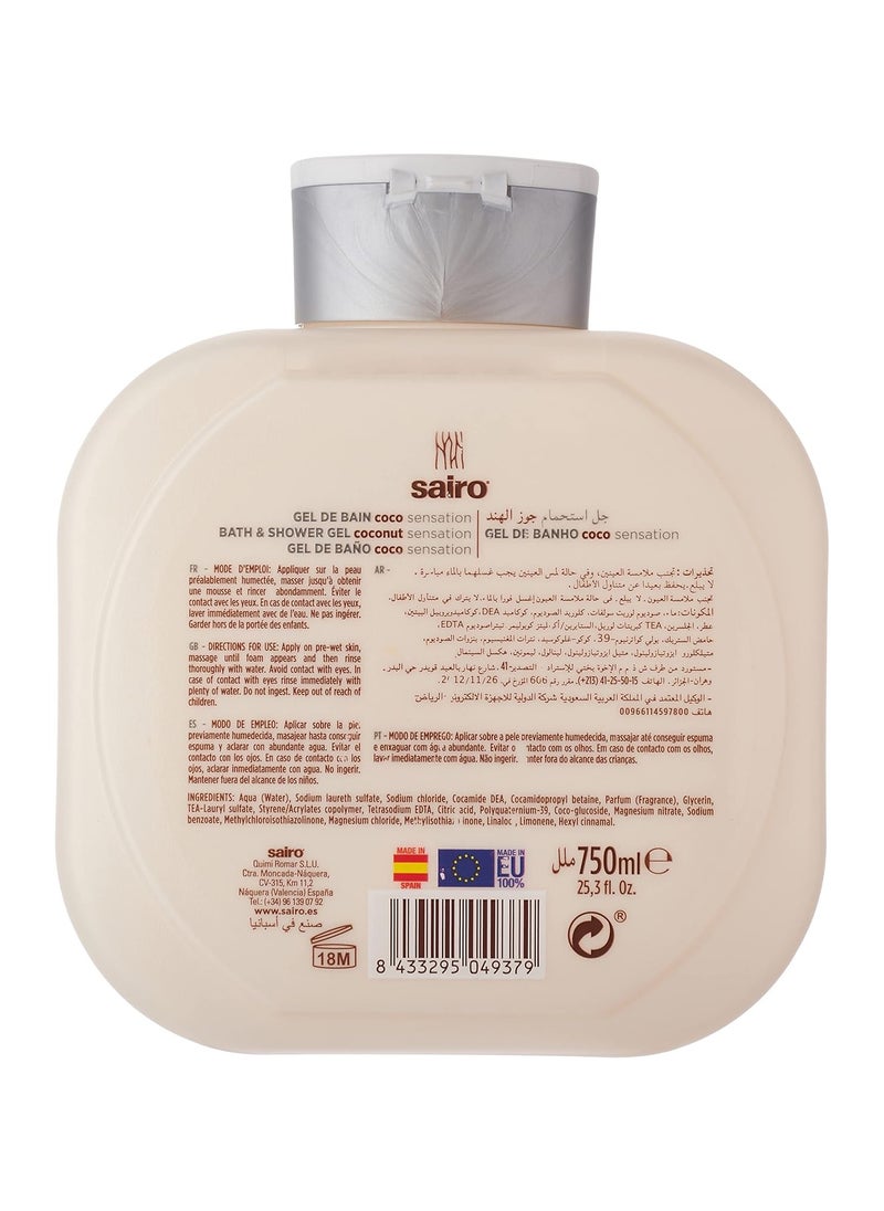 Sairo Sairo bath & shower gel - Coconut Sensation, 750 ml  - Image 2