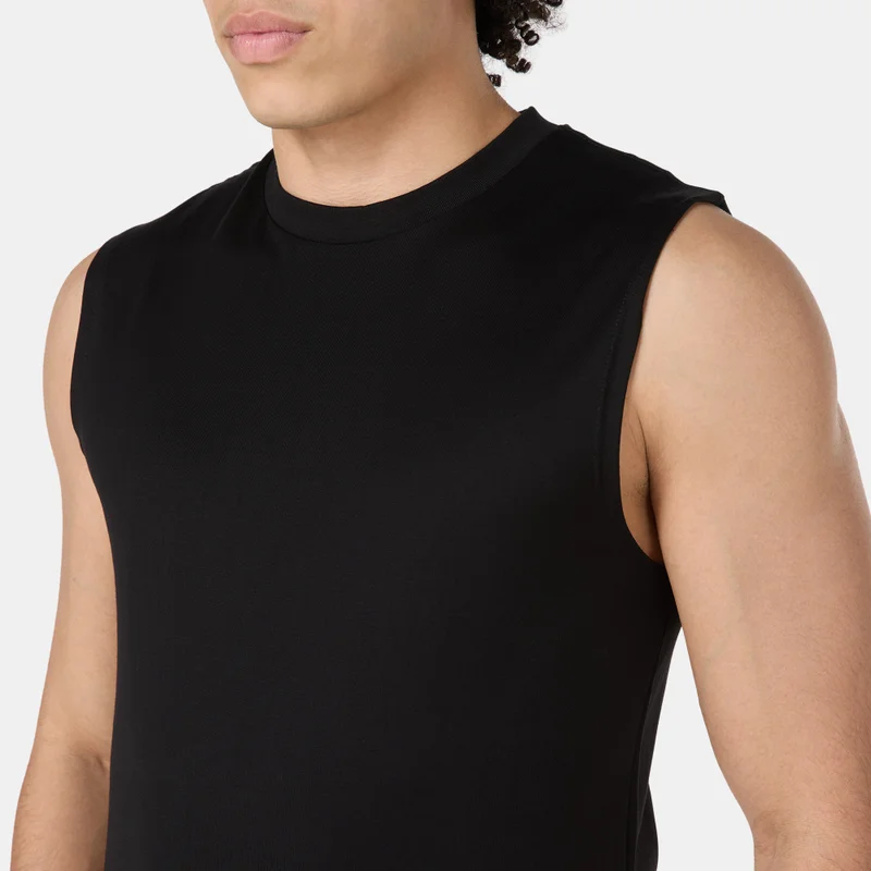 Sun and Sand Sports Black Men's Sleeveless T-Shirt for Men | Best Price UAE