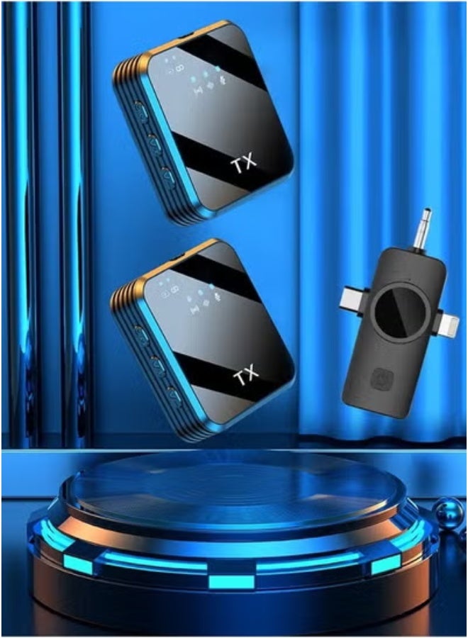 Tx Wireless Lavalier Microphone for Mobile Video Recording – 2.4GHz Mini Mic with Noise Cancellation – Plug & Play Clip-On Mic for Android/iOS – Ideal for Douyin, TikTok, YouTube, Online Teaching, Interviews, Vlogging & Live Streaming – No App or Bluetooth Needed - Image 3