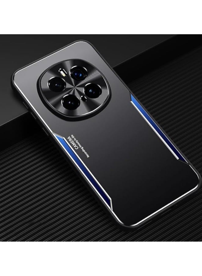 حافظة متوافقة مع حافظة هونور ماجيك 7 برو إطار من الي يوريثان غطاء خلفي بلوري عدسة كاميرا معدنية حماية مضادة لبصمات الأصابع مقاومة للصدمات لهاتف هونور ماجيك 7 برو - Image 1