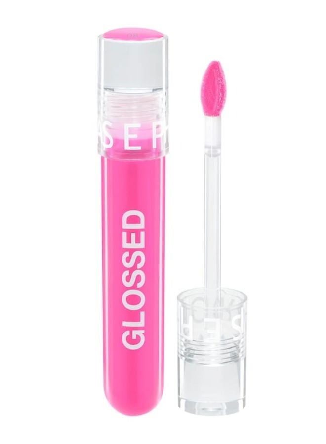SEPHORA COLLECTION Sephora Glossed Moisturizing Lip Gloss – Glassy Shine,08 Trendsetter - Cool Toned Pinky Mauve, Hydrating & Smoothing Lip Gloss, Glittery Finish, 5 mL (0.16 oz) - Image 1