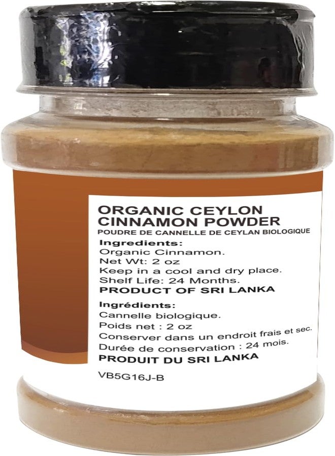 52USA Organic Ceylon Cinnamon Powder, 2 Ounce, True Cinnamon Farmed in Sri Lanka, Non-GMO, Gluten-Free, Perfect for Baking, Cooking and Beverages - Image 3