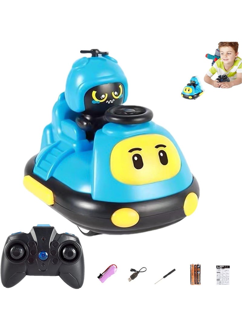 Cutie Cute Parent-Child Interaction Mini Remote Control Bumper Cars for Kids Ages 6 and Up  - Image 1