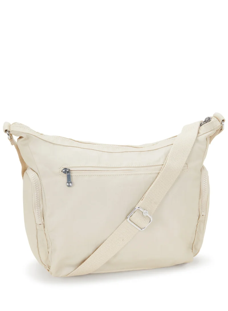 كيبلينغ GabbLarge Crossbody Bag with Adjustable Straps Beige Pearl-I39453KA