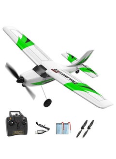VOLANTEXRC VOLANTEXRC RC Plane Trainer 3CH Remote Control Airplane with Prop Saver, 6-Axis Gyro Stabilizer & 3 Modes to Fly, Hobby Radio Controlled Aircraft RTF for Beginners, Adults, Boys and Kids (400mm,Green)  - Image 1