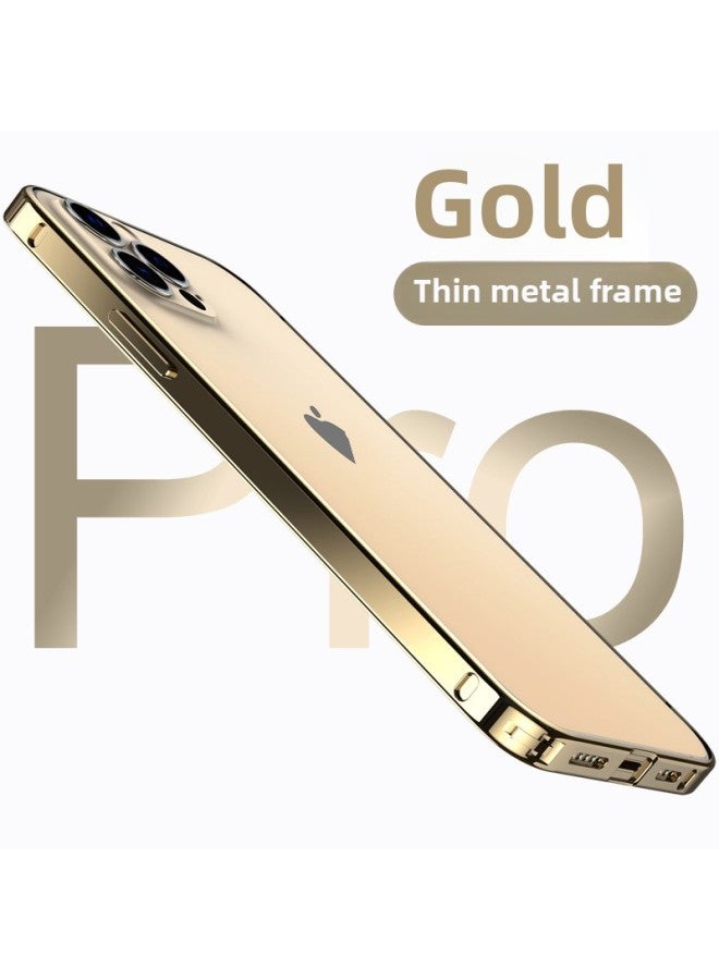 Suitable For Apple Metal Frame Ultra-thin Mobile Phone Case Bare Metal Feel Aluminum Alloy Protection Multiple Models Available 