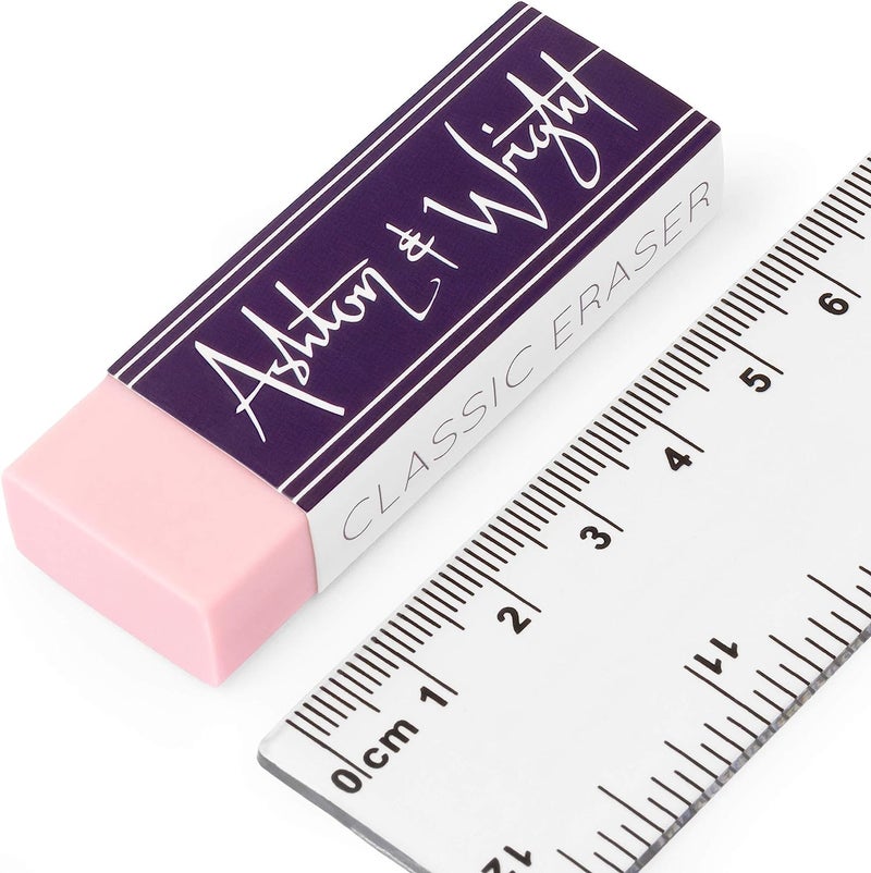 Ashton and Wright - Classic Eraser - Latex Free Plastic Rubber - Pack of 5 Pastel - Image 4