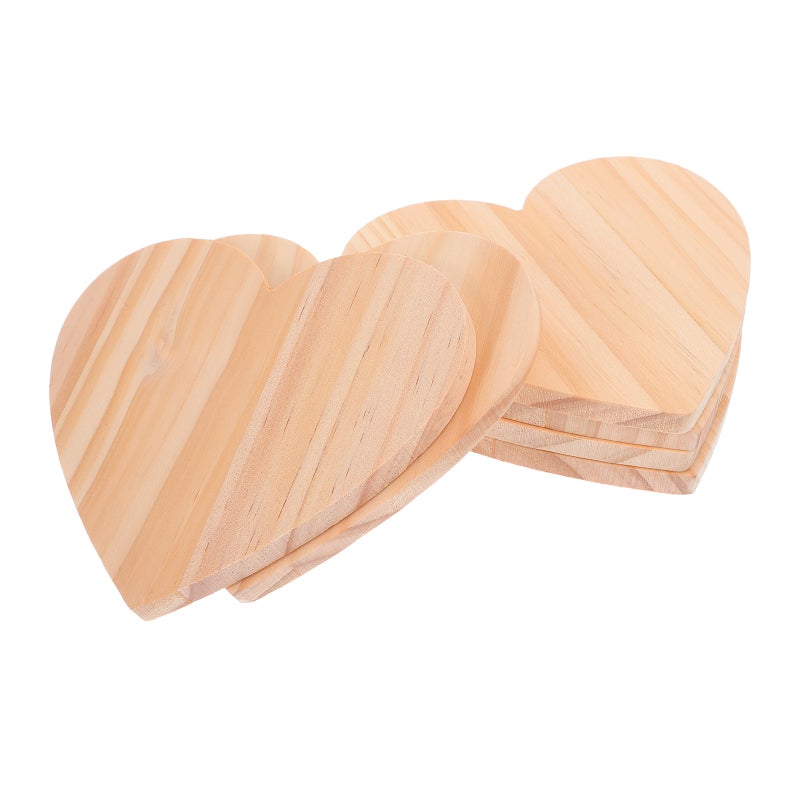 6pcs Heart Shaped Valentine'S Day Cute And Reusable Drink For Home Office Coffee Table And Camping - Image 3