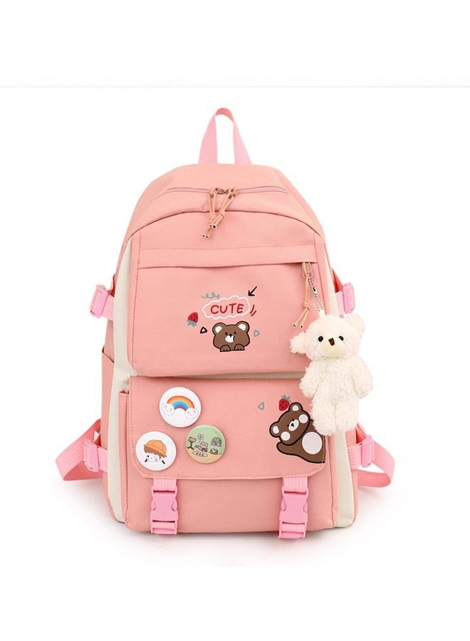 5 Pieces Per Set Light Cute Girls Primary School bag Backpack - Image 2