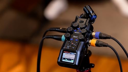 Zoom H6 Studio Handheld Recorder for Musicians Filmmakers Podcasters with Large Stereo Microphones 4 Pro Quality Preamps 8 Tracks of Recording 32Bit Float Gain Knobs and USB Audio Interface - Image 3
