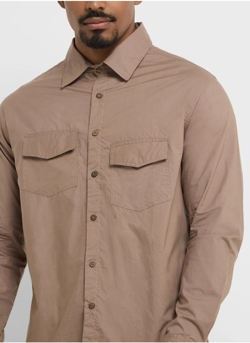 Robert Wood Cargo Full Sleeve Shirt