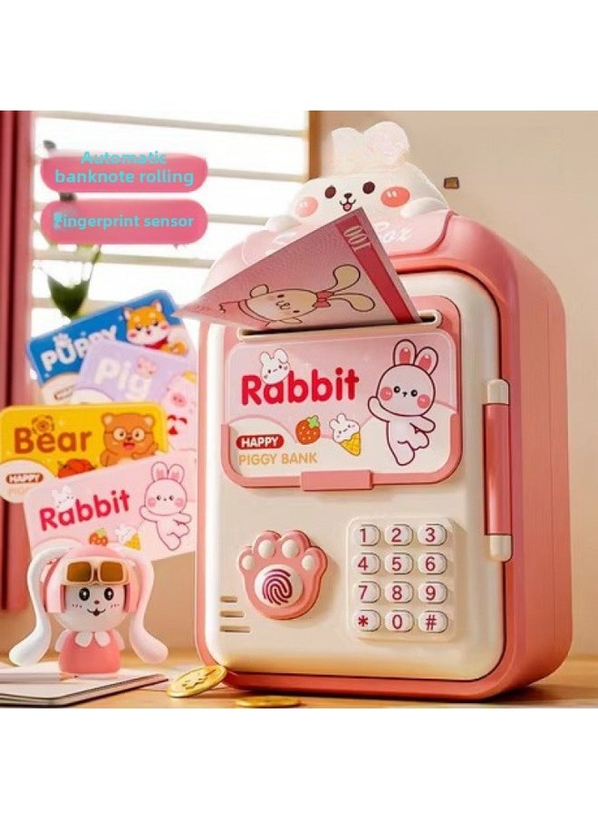 Generic Piggy Bank Year Only Children's Password Piggy Bank Is Desirable To Store Boys And Girls Birthday Dragon Postage Wholesale-Colour:[fingerprint Password-battery] Little Dinosaur  - Image 2