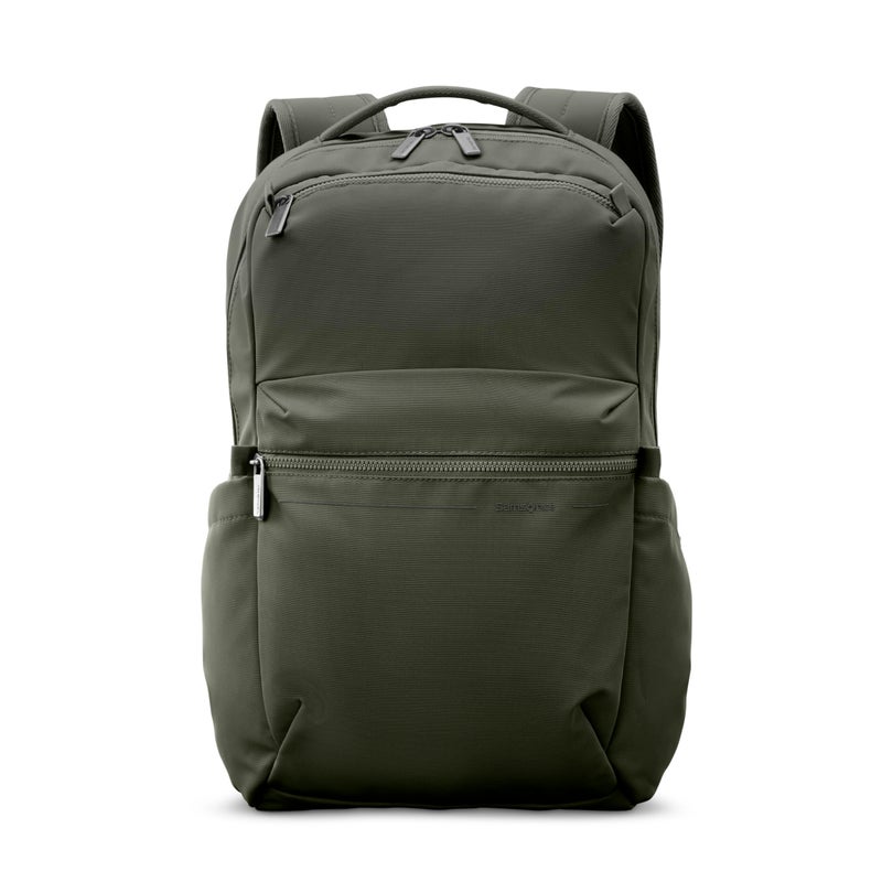 Samsonite Better Than Basic Backpack - Dedicated Laptop Compartment, Quick Stash Front Pockets and Lightweight Breathable Airmesh - Olive - Image 3