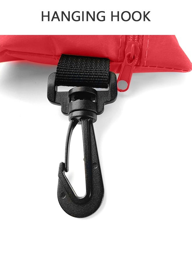 GROIC 101 Pieces Small First Aid Kit Includes Emergency Foil Blanket CPR Respirator Scissors for Travel, Home, Office, Vehicle, Camping, Workplace and Outdoor - Image 3