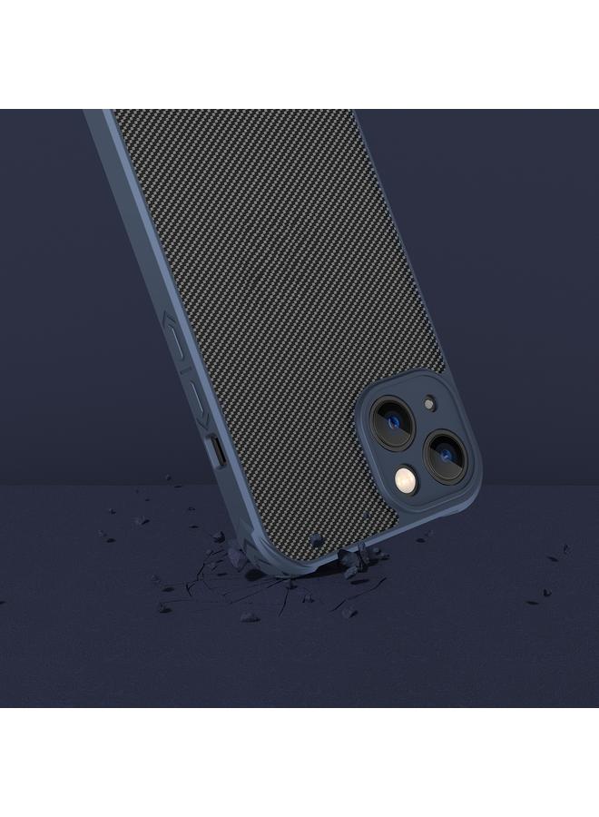 زبون جراب لهاتف iPhone 13 مصنوع من ألياف الكربون PC + جراب TPU - Image 5